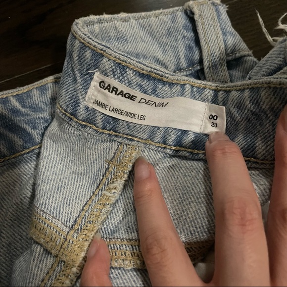 GARAGE denim pants wide leg - Picture 2 of 2